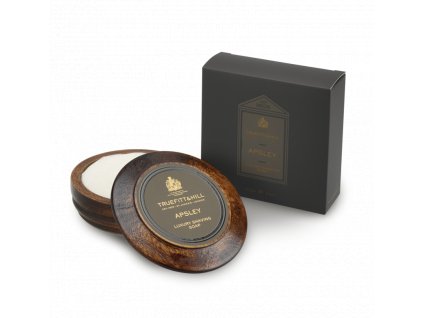 Truefitt & Hill Apsley Luxury Shaving Soap In Wooden Bowl, mýdlo na holení (99 g)