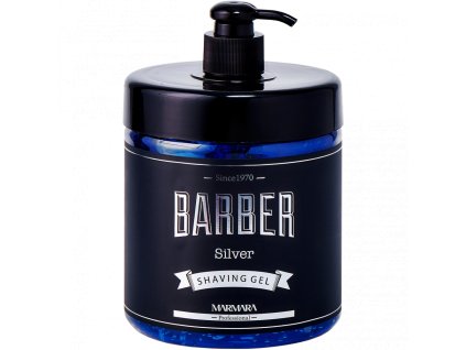 Barber Marmara Shaving Gel - Gel na holení silver 1000ml