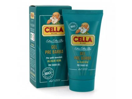 Cella Milano Bio Aloe Vera, gel před holením 75 ml
