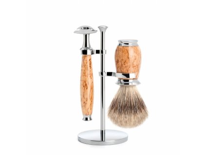 Mühle Purist Karelian Burl Birch, sada na holení