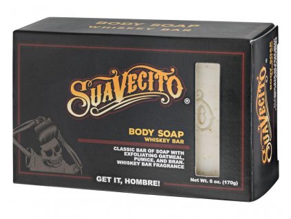 Suavecito Whiskey Bar tělové mýdlo 170 g