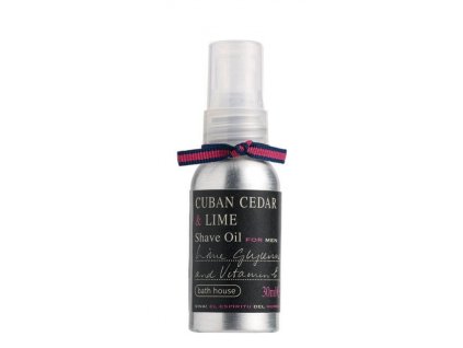 Bath House Cuban Cedar & Lime olej na holení 30 ml