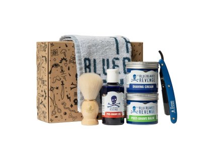 Bluebeards Revenge Cut-Throat Shaving Set, sada na holení