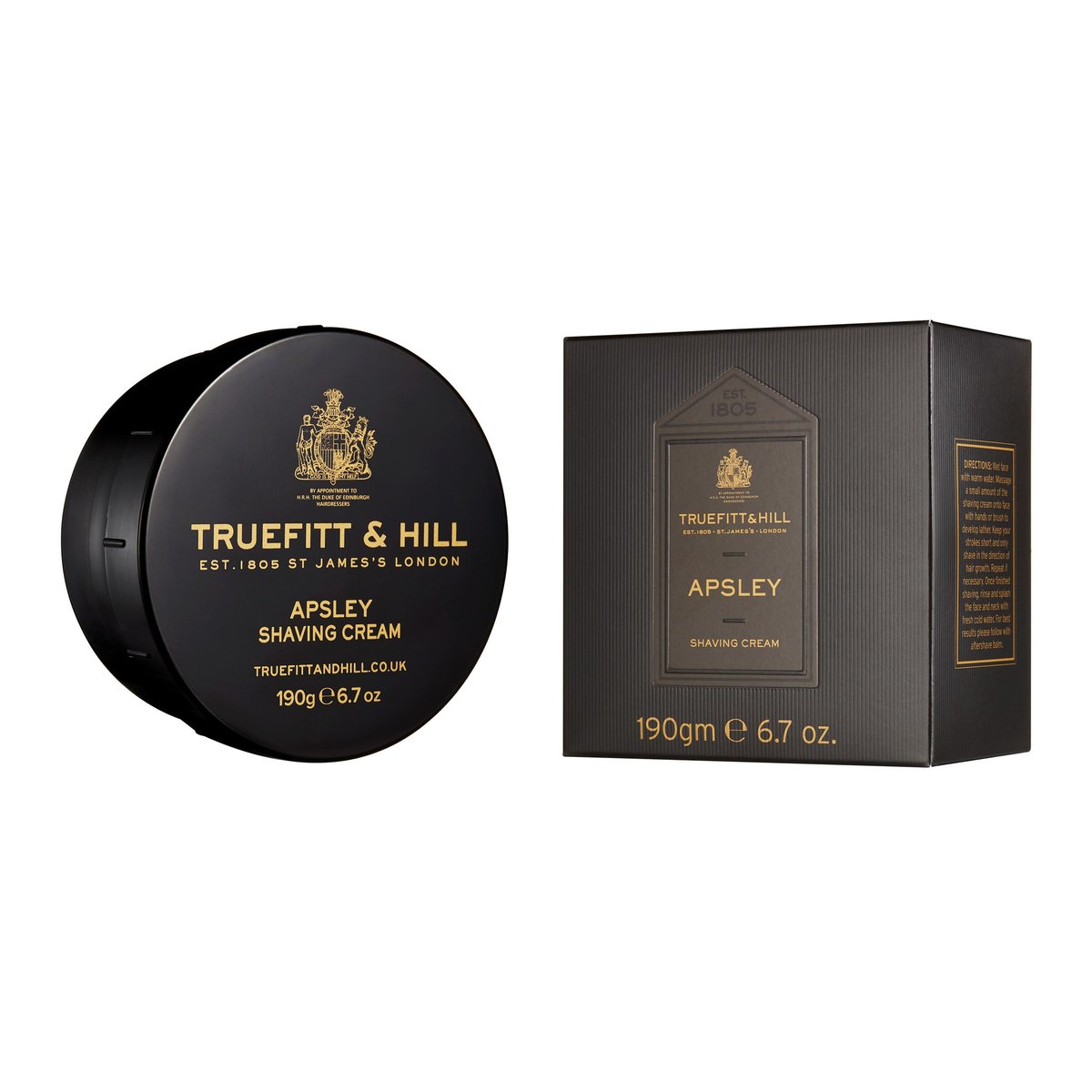 Truefitt & Hill Apsley Shaving Cream, krém na holení (190 g)