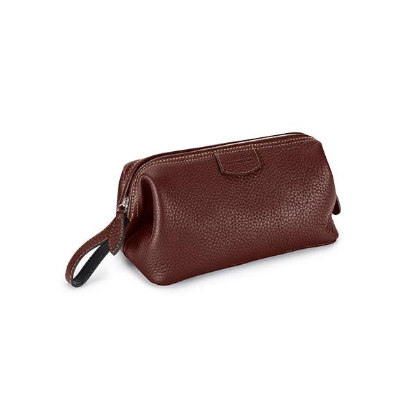 Truefitt & Hill Gentleman´s Wash Bag, kožená kosmetická taška