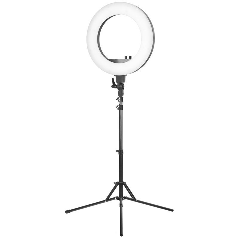 Barber Light LED kruhové světlo se stativem, průměr 45 cm