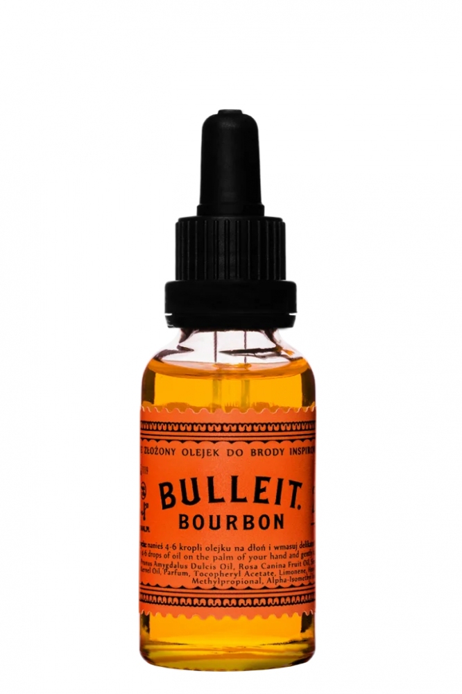 Pan Drwal Bulleit Bourbon olej na vousy 30 ml