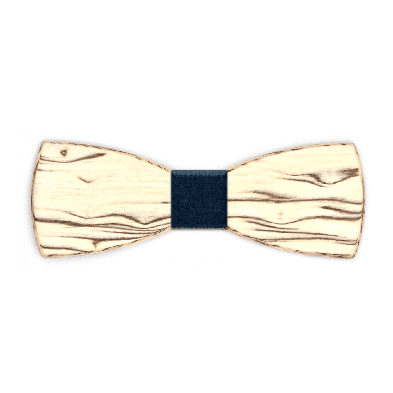 Dřevěný motýlek Ice Wood Barva látky: Modrá obleková
