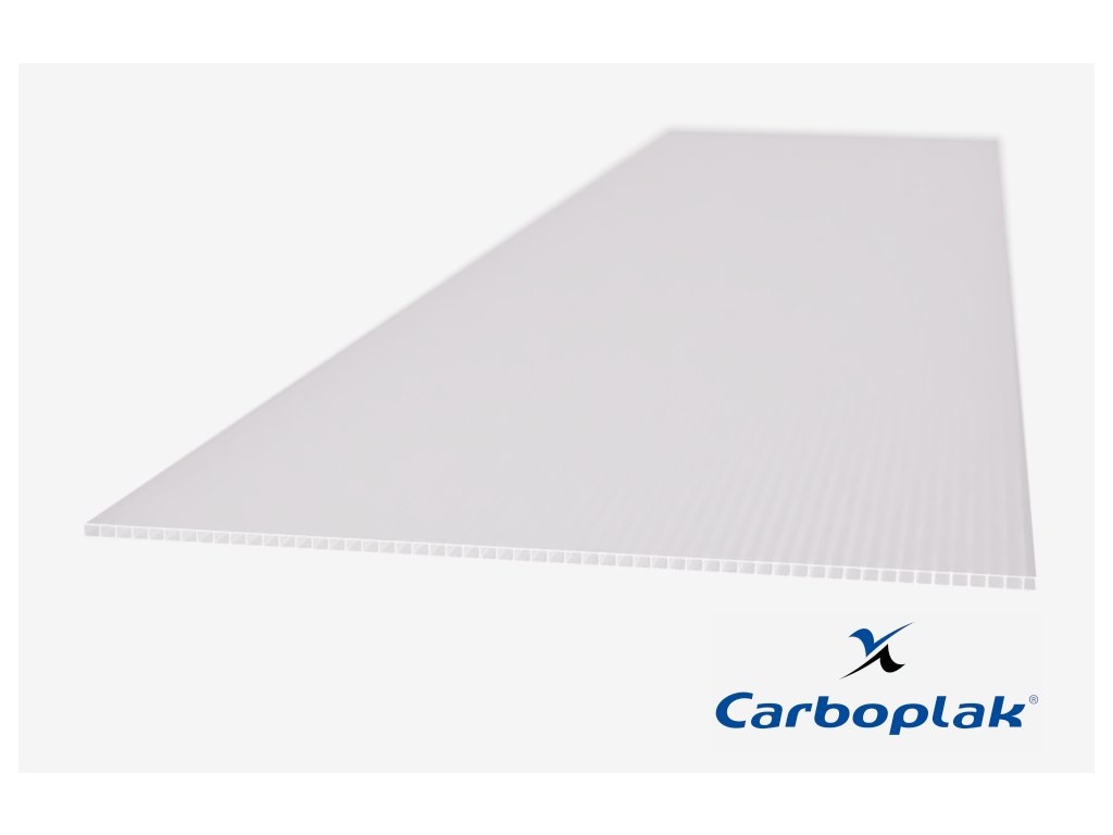 Polykarbonátová deska Carboplak komorová 4 mm opál (Délka 1000, Šířka 1050)
