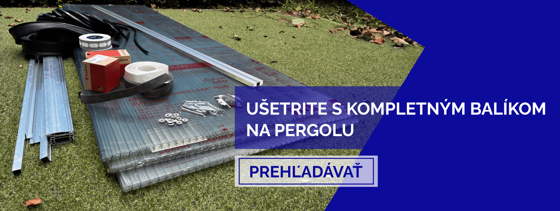 1 Ušetrite s balíkom na perglu
