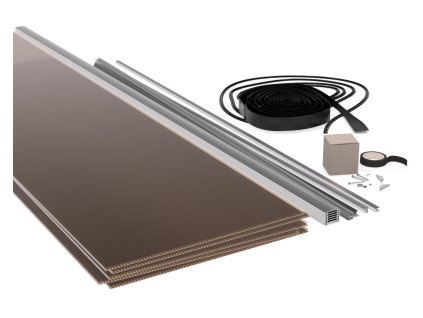 Balík 10 mm bronz na kovovú konštrukciu 4,2m x 4m