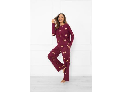 pol pl Kwadro Pizama damska Italian Fashion bawelniana dlugi rekaw i spodnie 125009 3