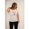Dámske biele tričko GUESS
