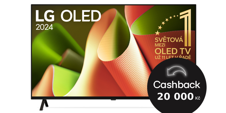 LG OLED77B42LA: špičková televízia s cashbackom 20 000 Kč