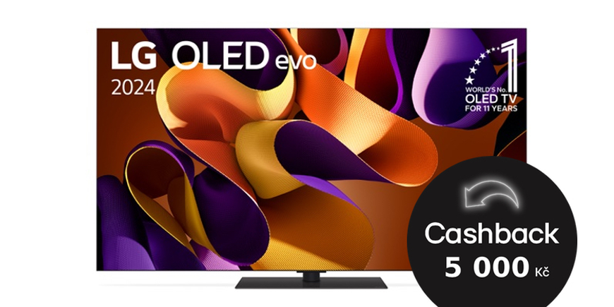 LG OLED55G4: Dokonalý zážitok z televízie, navyše s cashbackom 5 000 Kč