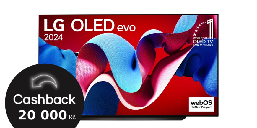LG OLED83C44: Kinosový zážitok a 20 000 Kč späť!