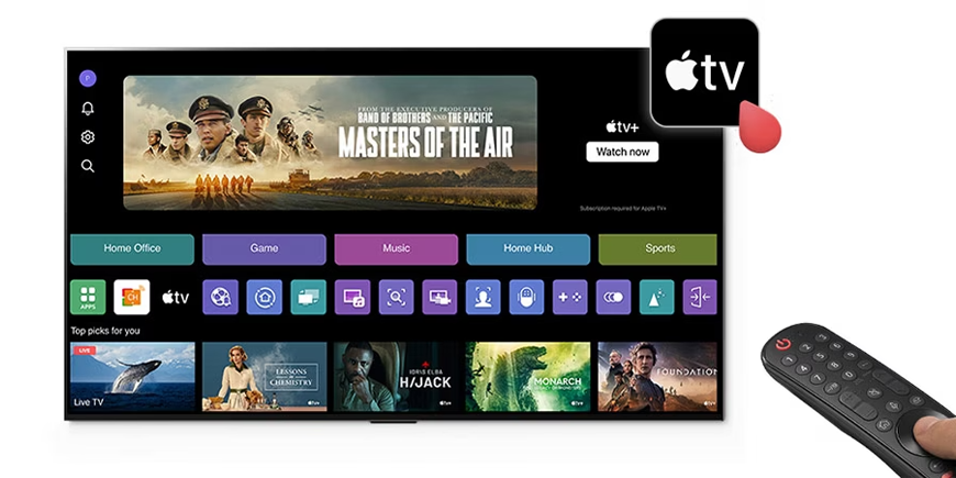 Apple TV+ zadarmo na 3 mesiace pri kúpe televízora LG