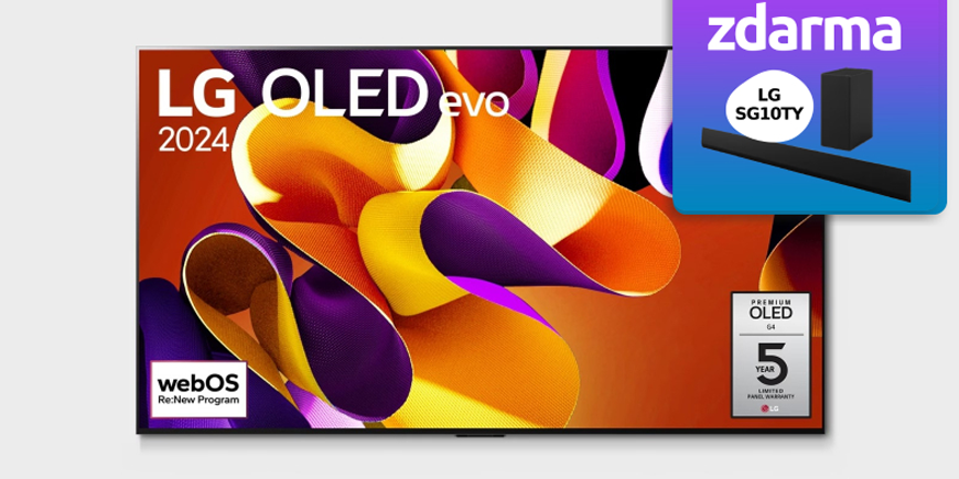 Soundbar so zľavou 50 % pri kúpe televízorov LG OLED s uhlopriečkou 55 palcov
