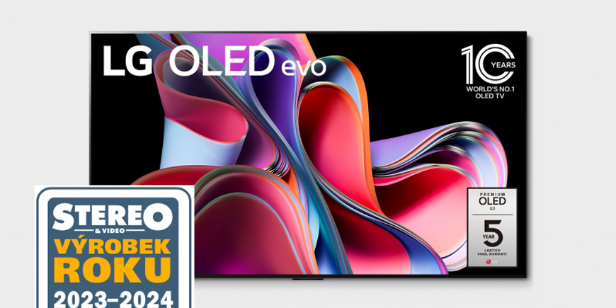 LG OLED65G3: Víťaz prestížnej súťaže Stereo&Video 2023/24