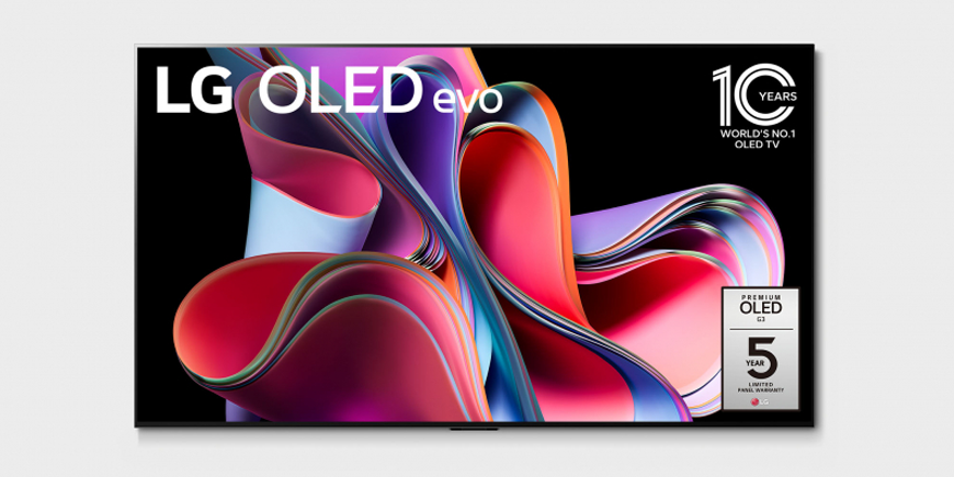 Když velkou televizi, tak LG OLED83G3 s 83" panelem