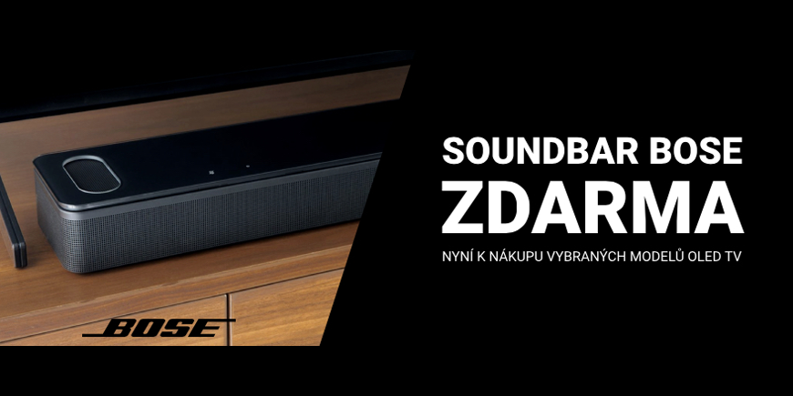 Bose a LG OLED TV: K vybraným modelům Bose ZDARMA