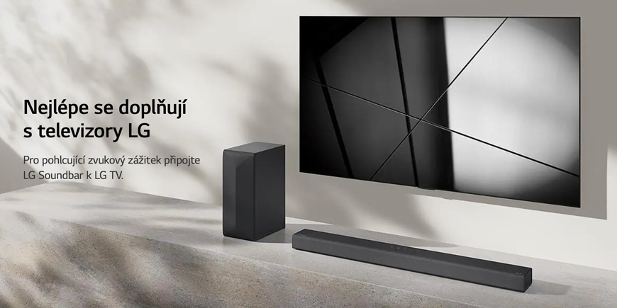 K nové LG TV špičkový soundbar LG S60Q za výhodnou cenu