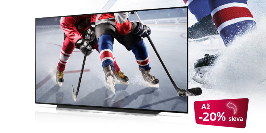 Akce HOKEJ S LG: Televize se slevou až 20 %