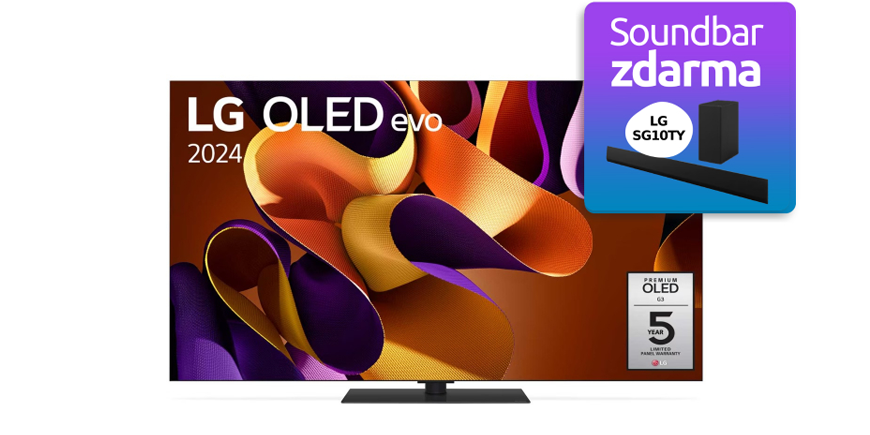 LG OLED65G46 + LG SG10Y zdarma