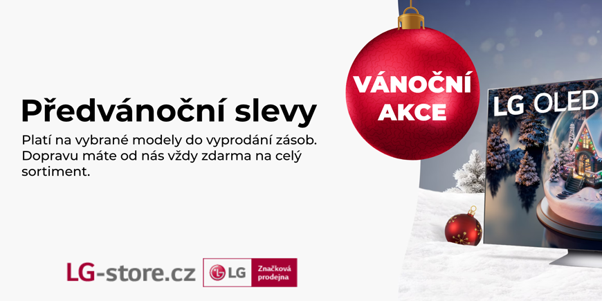 Užijte si Vánoce s novou LG televizí