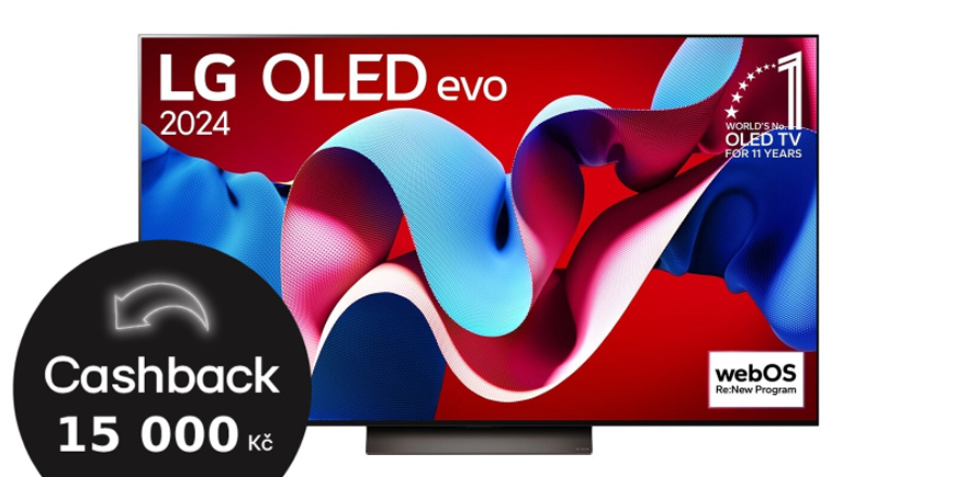 LG OLED77C44 jako 77" obr se skvělým obrazem a zvukem