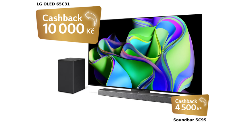 Pohlcující vizuální zážitek s televizí LG OLED65C31