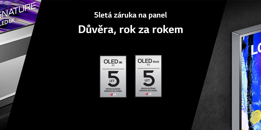 Získejte 5letou záruku na OLED panel