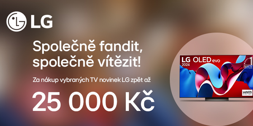Získejte peníze zpět s oblíbenou akcí Cashback od LG!