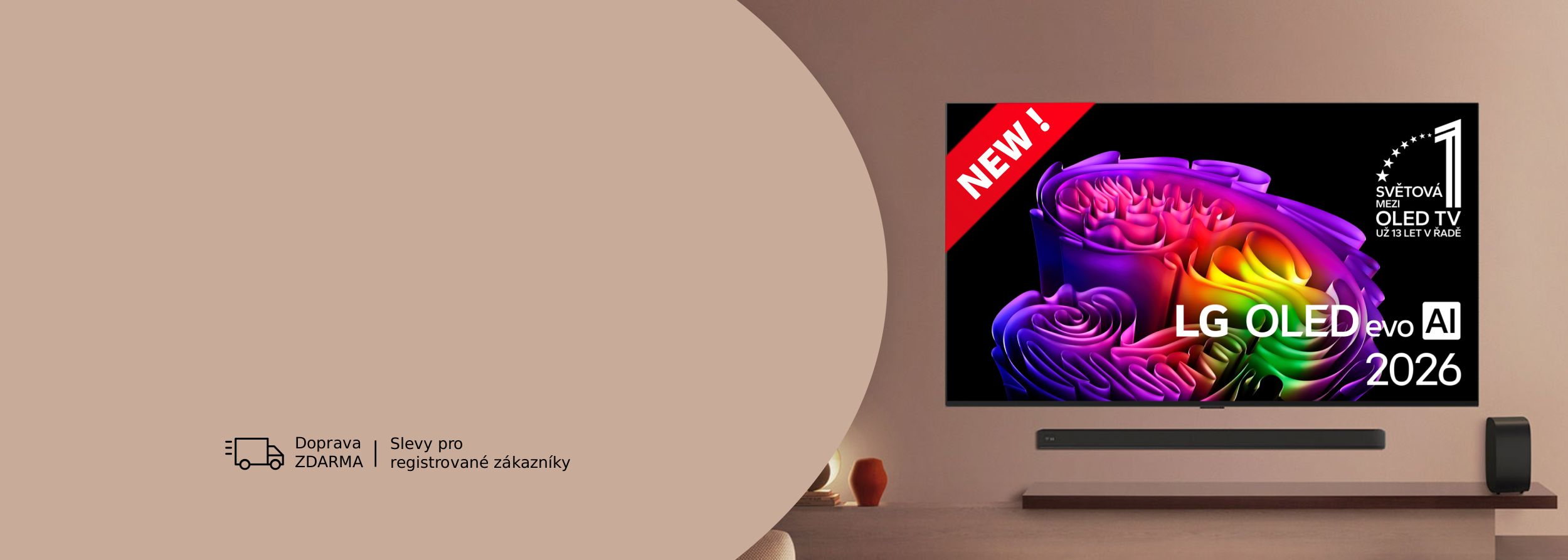 Nové modely LG TV pro rok 2026