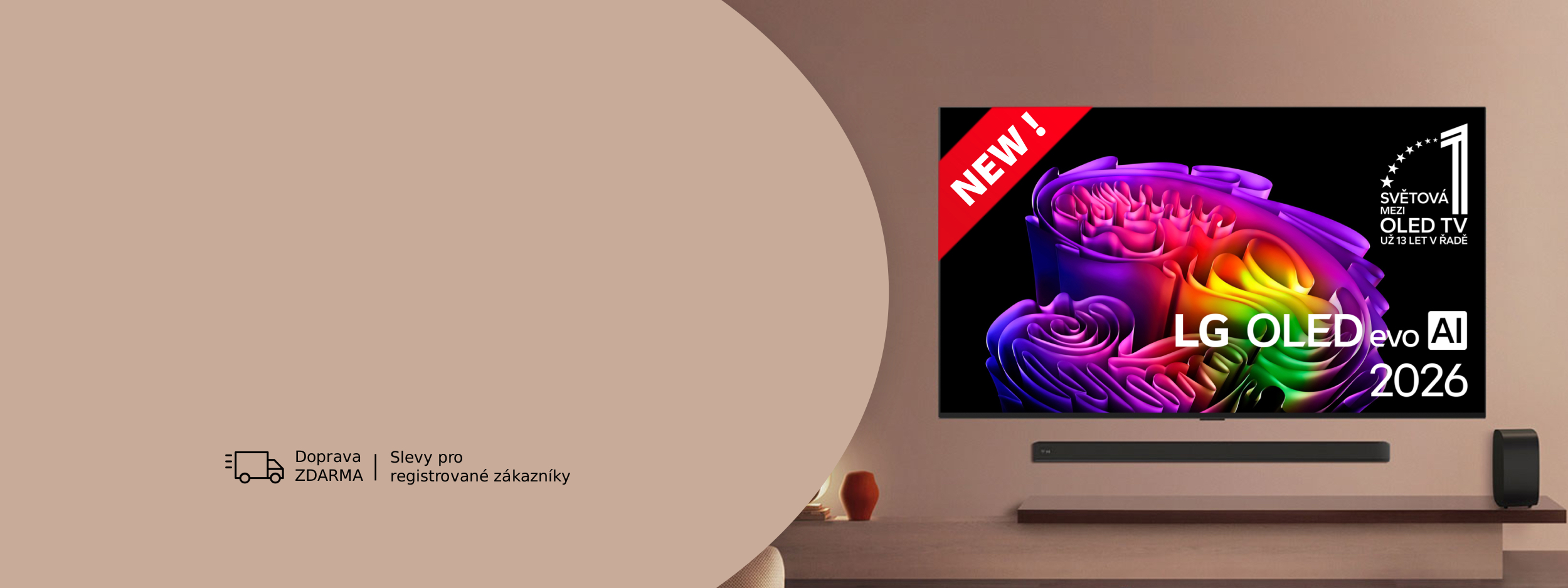 Nové modely LG TV pro rok 2026