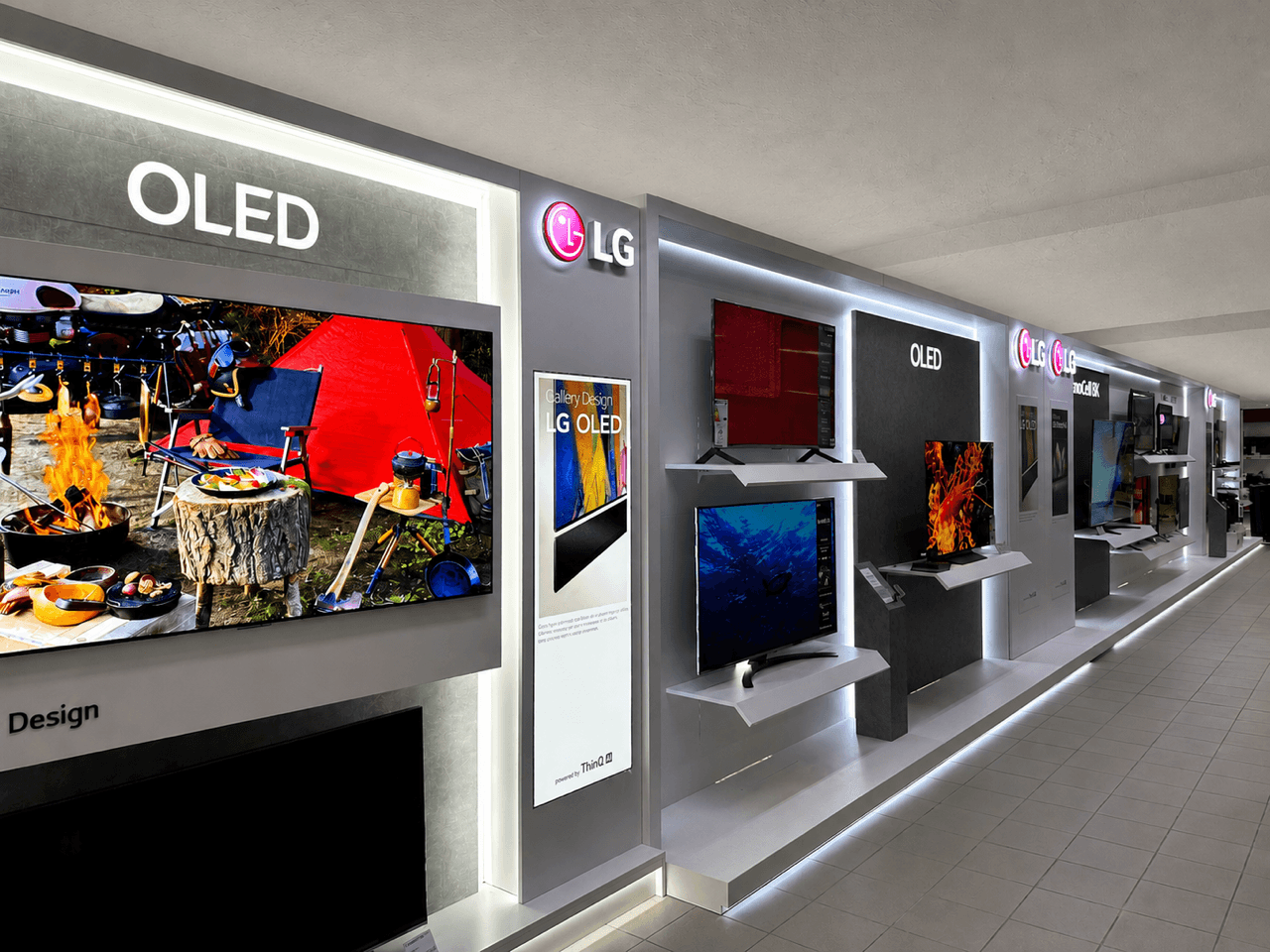 LG showroom - poradenstvi u spotrebicu