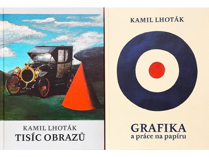 Set dvou knih Kamil Lhoták - Tisíc obrazů+Kamil Lhoták Grafika a práce na papíru se slevou 10 %!