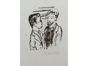 Kamil Lhoták - Rozhovor, 1989, serigrafie