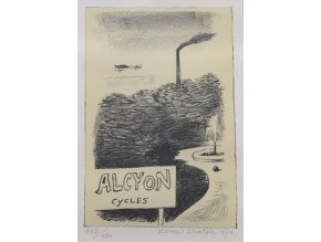 Kamil Lhoták - Alcyon Cycles, 1973, litografie