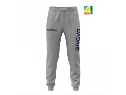 Tepláky Panta Cotone Mod šedé Givova