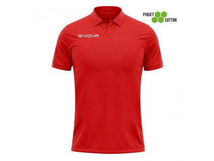 Polotriko Polo Summer červené Givova