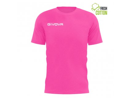 Bavlněné triko Cotone Fresh fuchsiové Givova