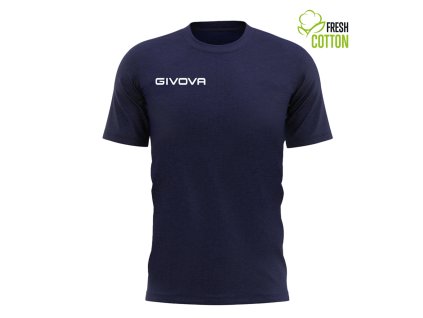 Bavlněné triko Cotone Fresh tmavě modré Givova