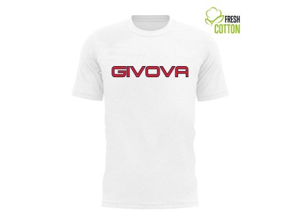 Bavlněné triko Cotone Spot bílé Givova