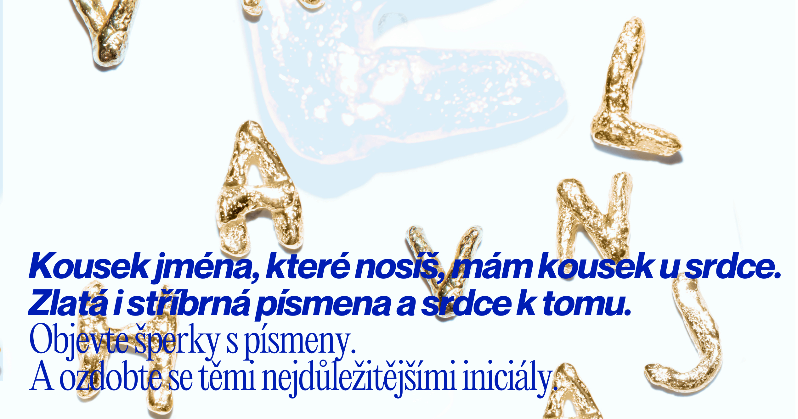 Šperky s písmeny