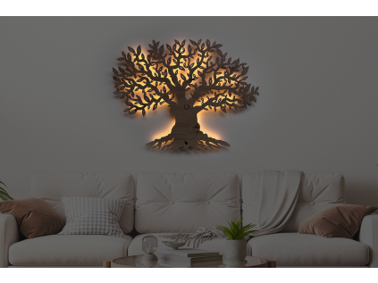 "Olivovník" světelný strom s baterií 68x80cm