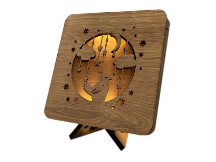 Ptáček lampa 19x19 cm