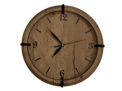 "Kruh" Dřevěné hodiny 32/50 cm