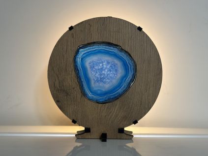 Achát lampa 20x22 cm