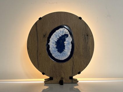 Achát lampa 20x22 cm